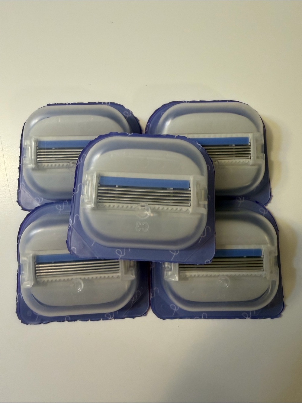 5 Flamingo 4 Blade Cartridges with Moisture Bars